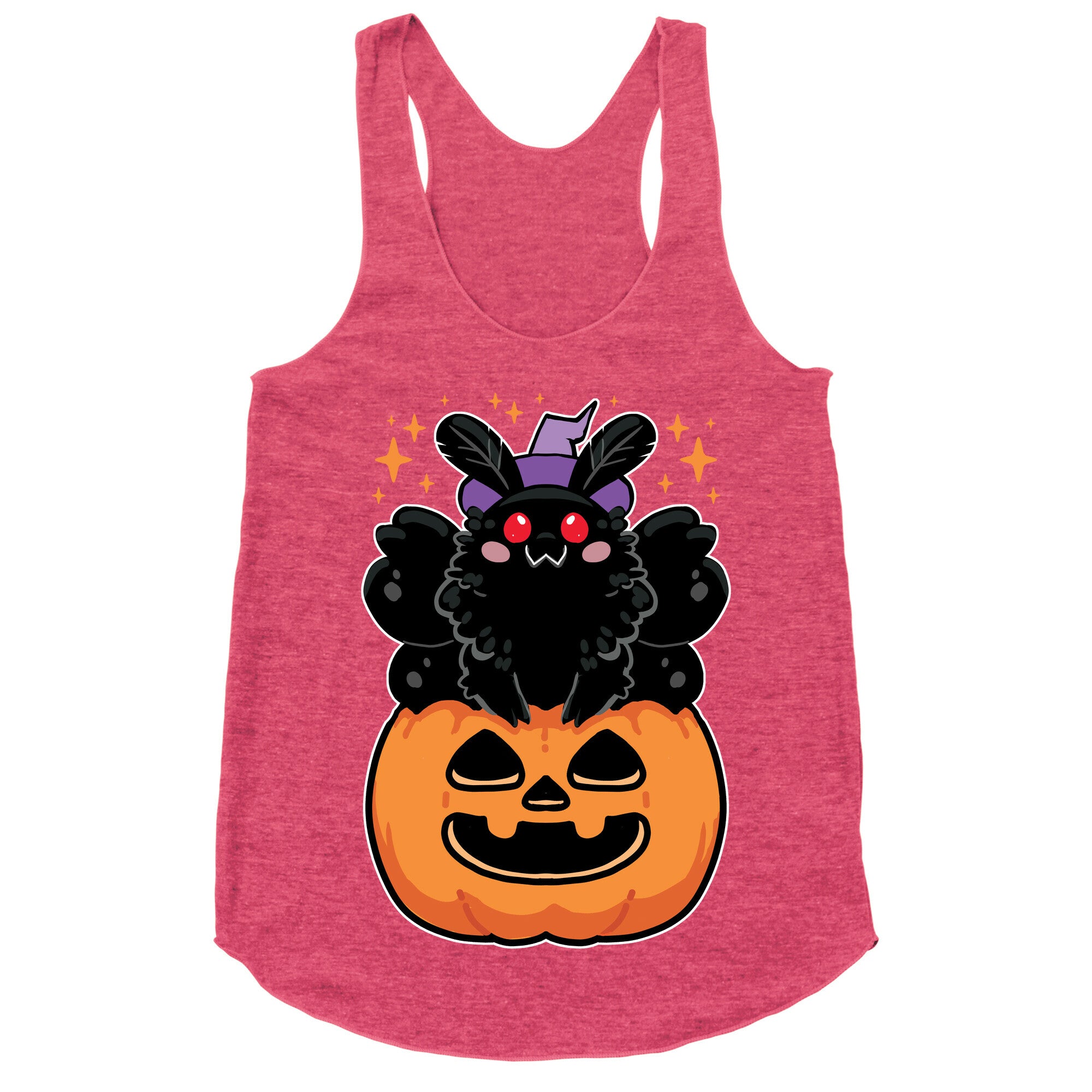 Cute Halloween Mothman Racerback Tank