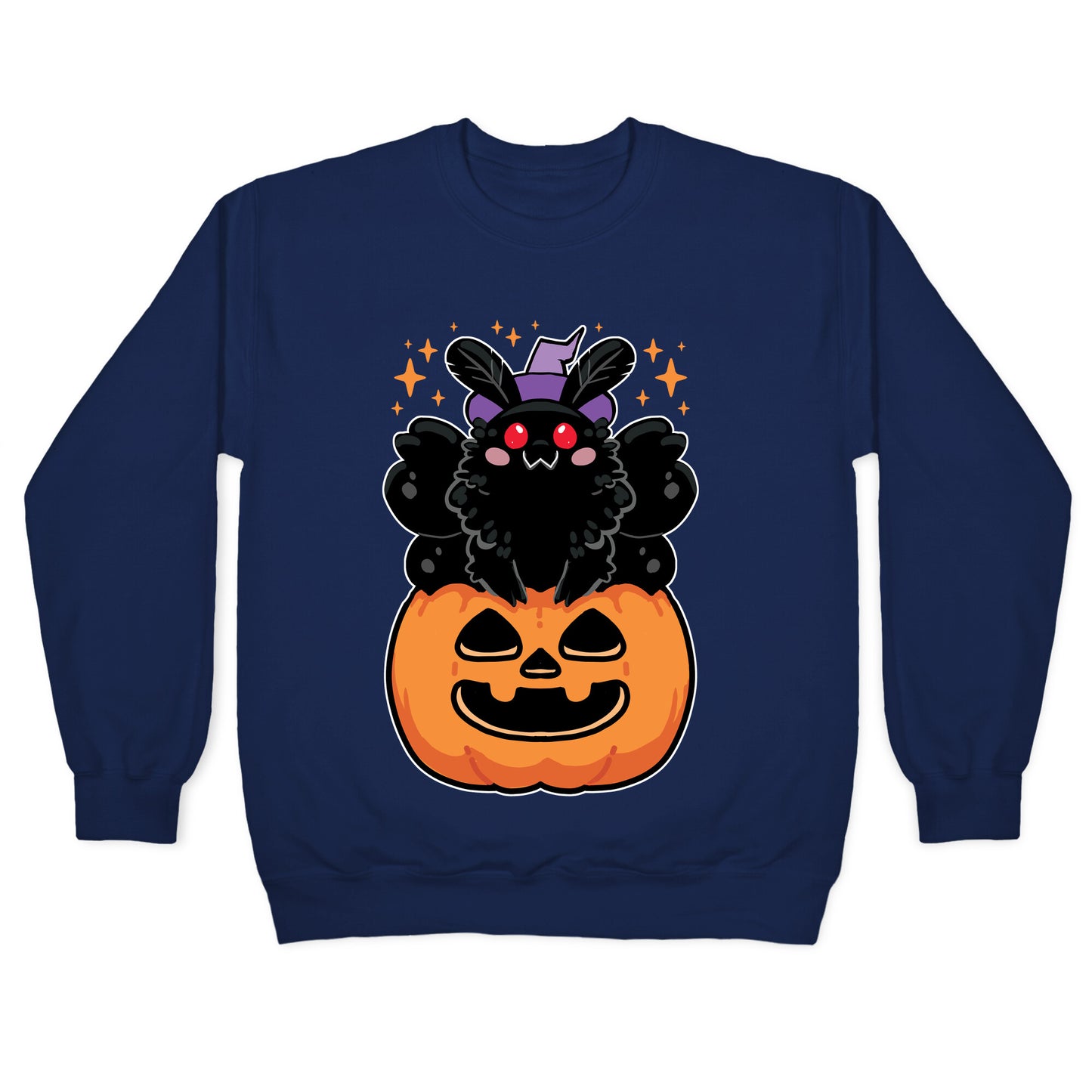 Cute Halloween Mothman Crewneck Sweatshirt