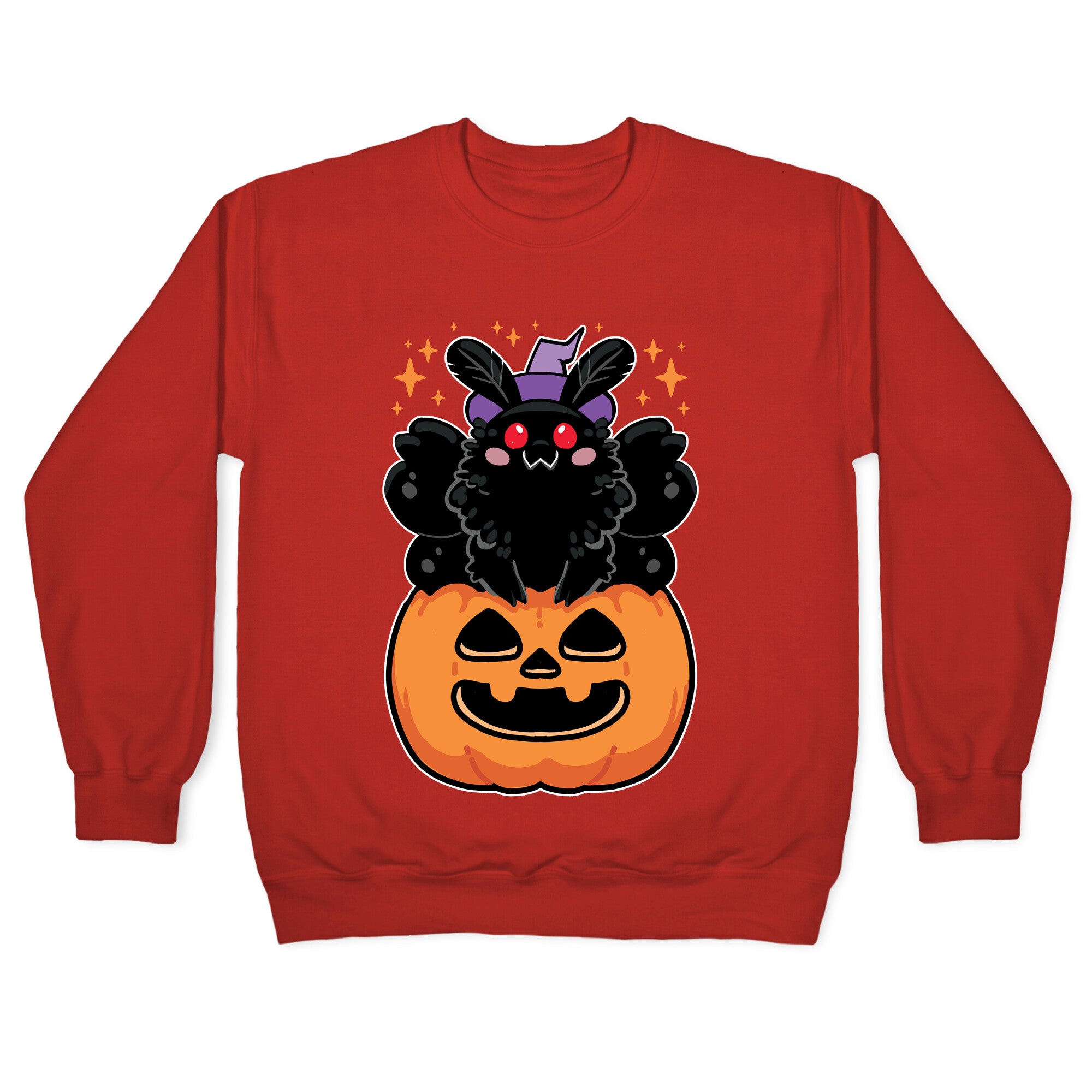 Cute Halloween Mothman Crewneck Sweatshirt