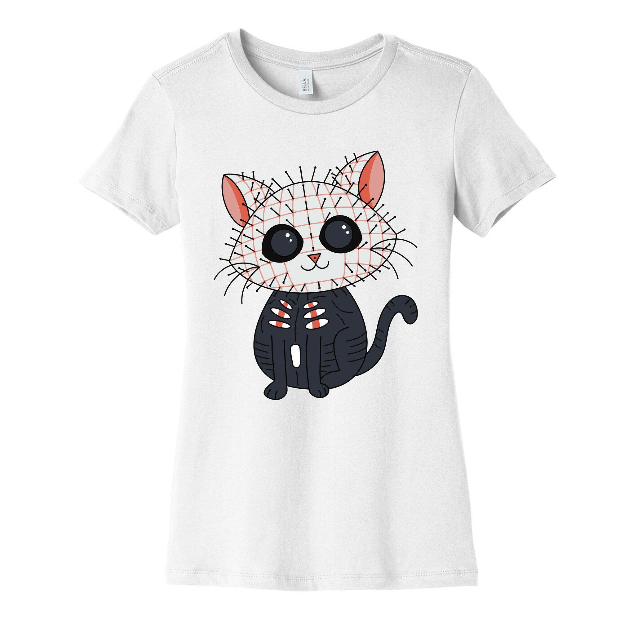 Hellraiser Pinhead Kitten Women's Cotton Tee
