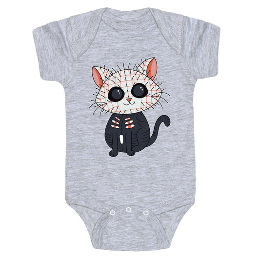 Hellraiser Pinhead Kitten Baby One Piece
