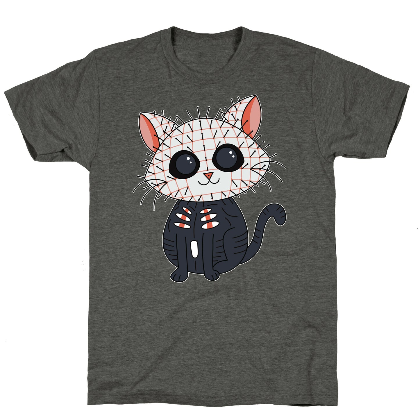 Hellraiser Pinhead Kitten Unisex Triblend Tee