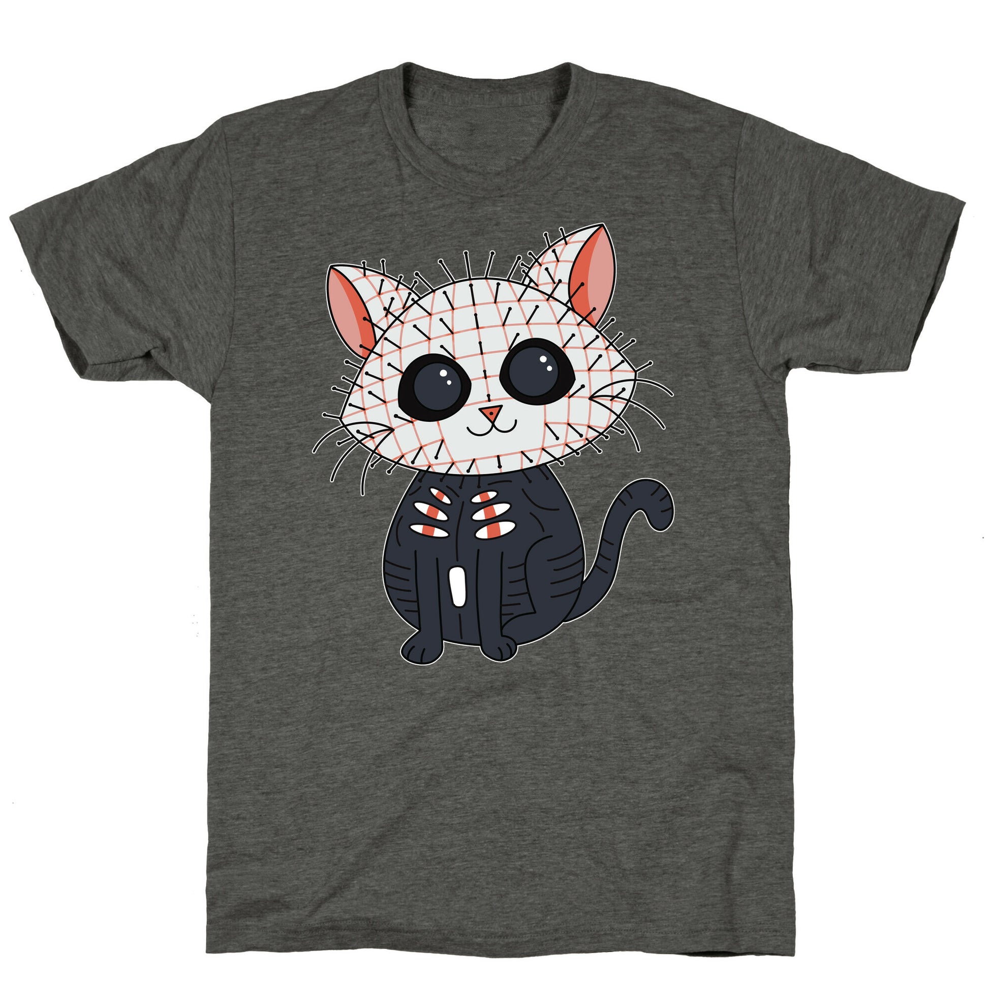 Hellraiser Pinhead Kitten Unisex Triblend Tee