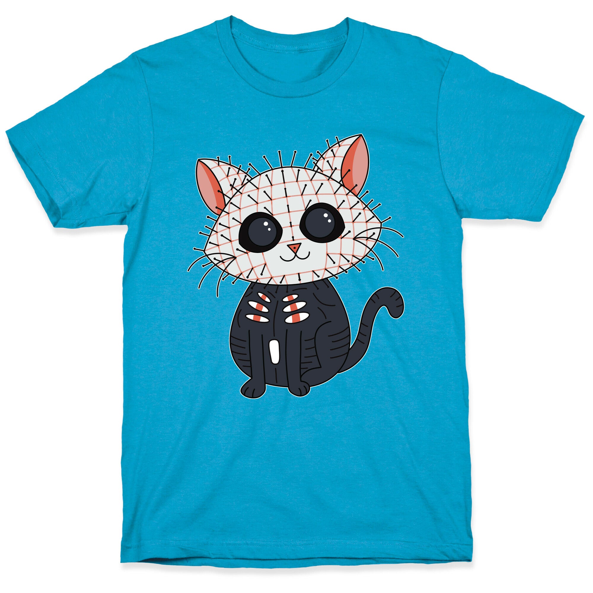 Hellraiser Pinhead Kitten Unisex Triblend Tee