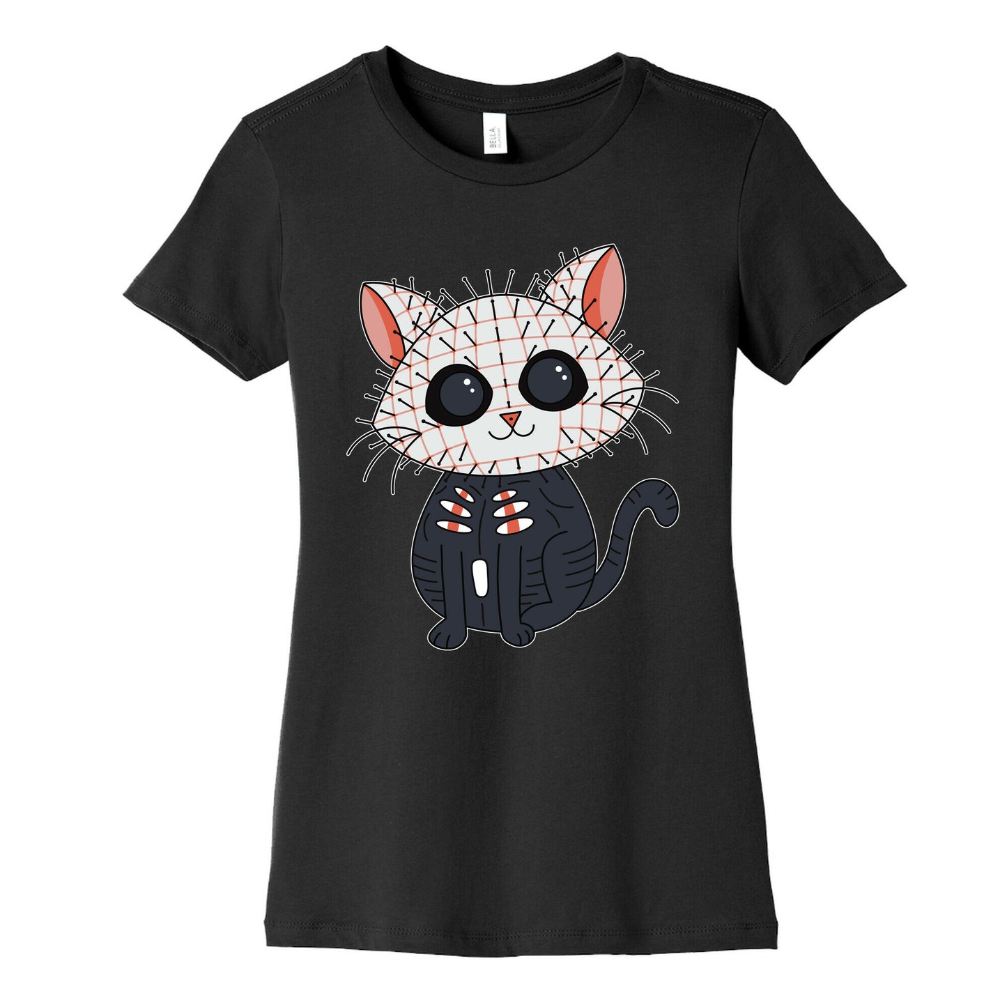 Hellraiser Pinhead Kitten Women's Cotton Tee