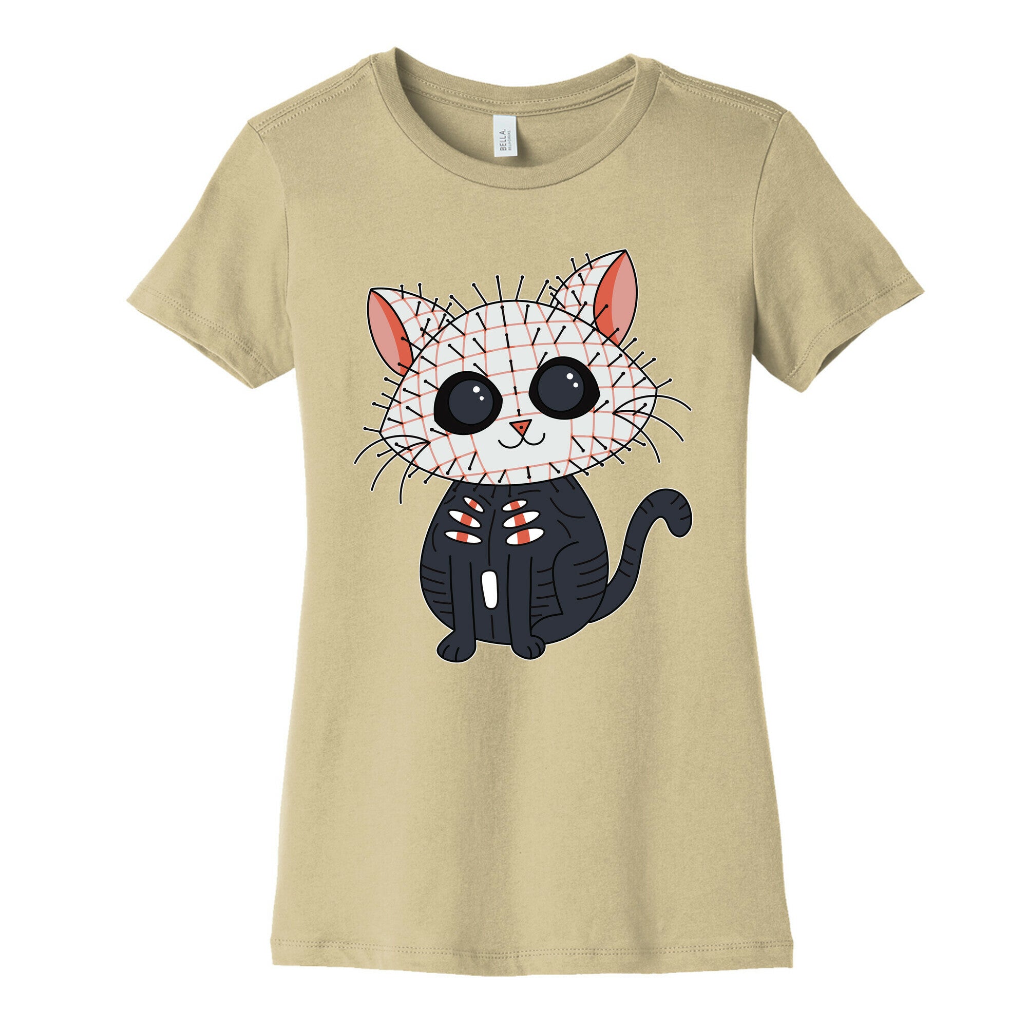 Hellraiser Pinhead Kitten Women's Cotton Tee