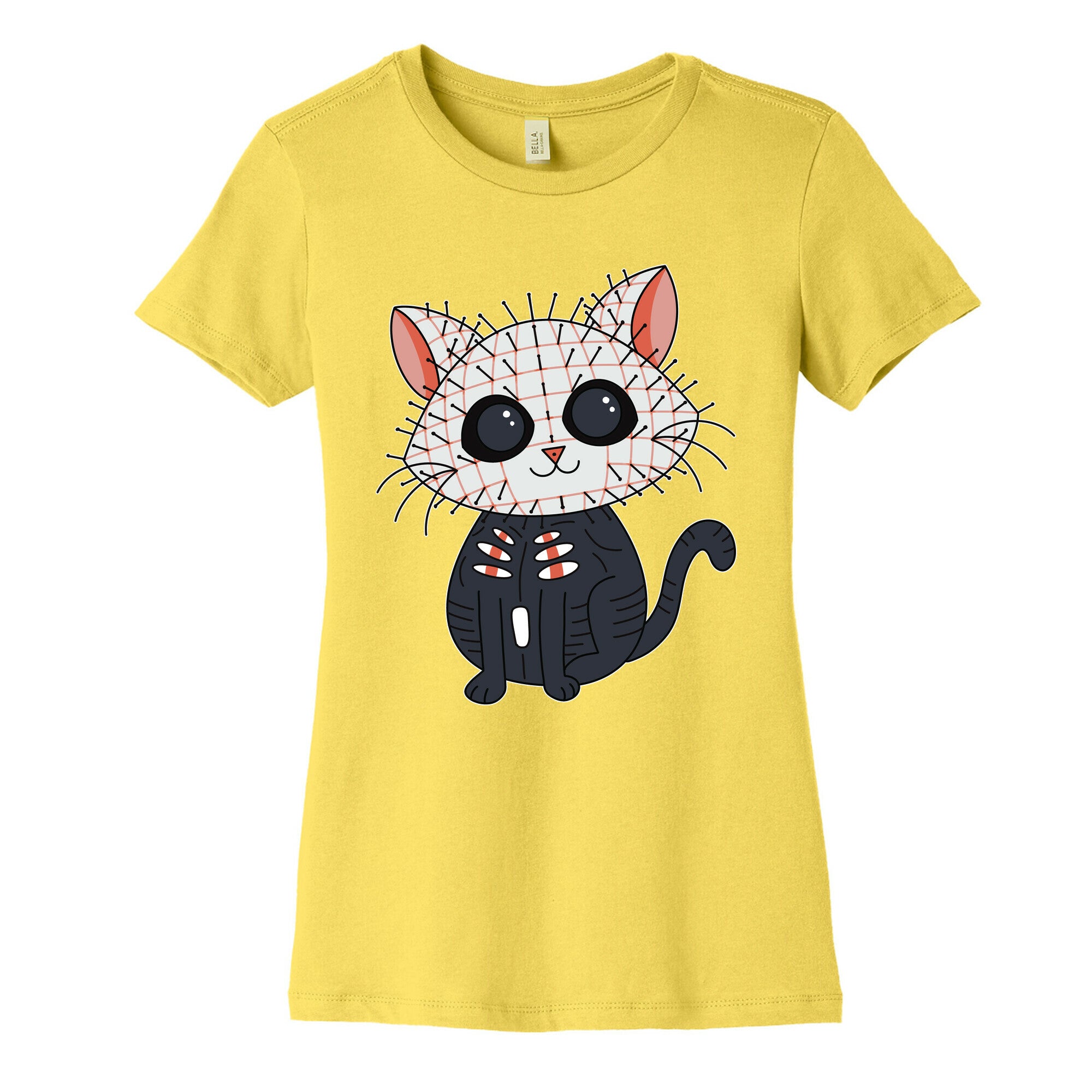 Hellraiser Pinhead Kitten Women's Cotton Tee