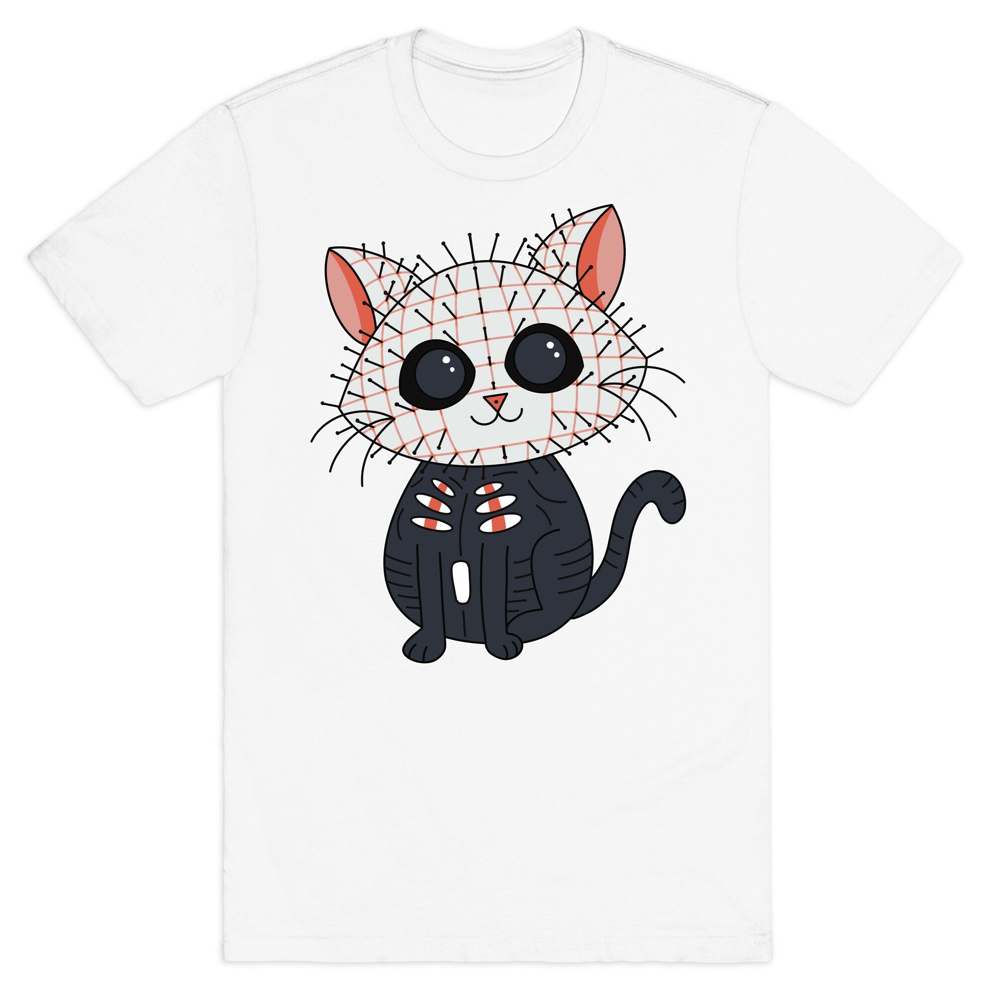 Hellraiser Pinhead Kitten T-Shirt