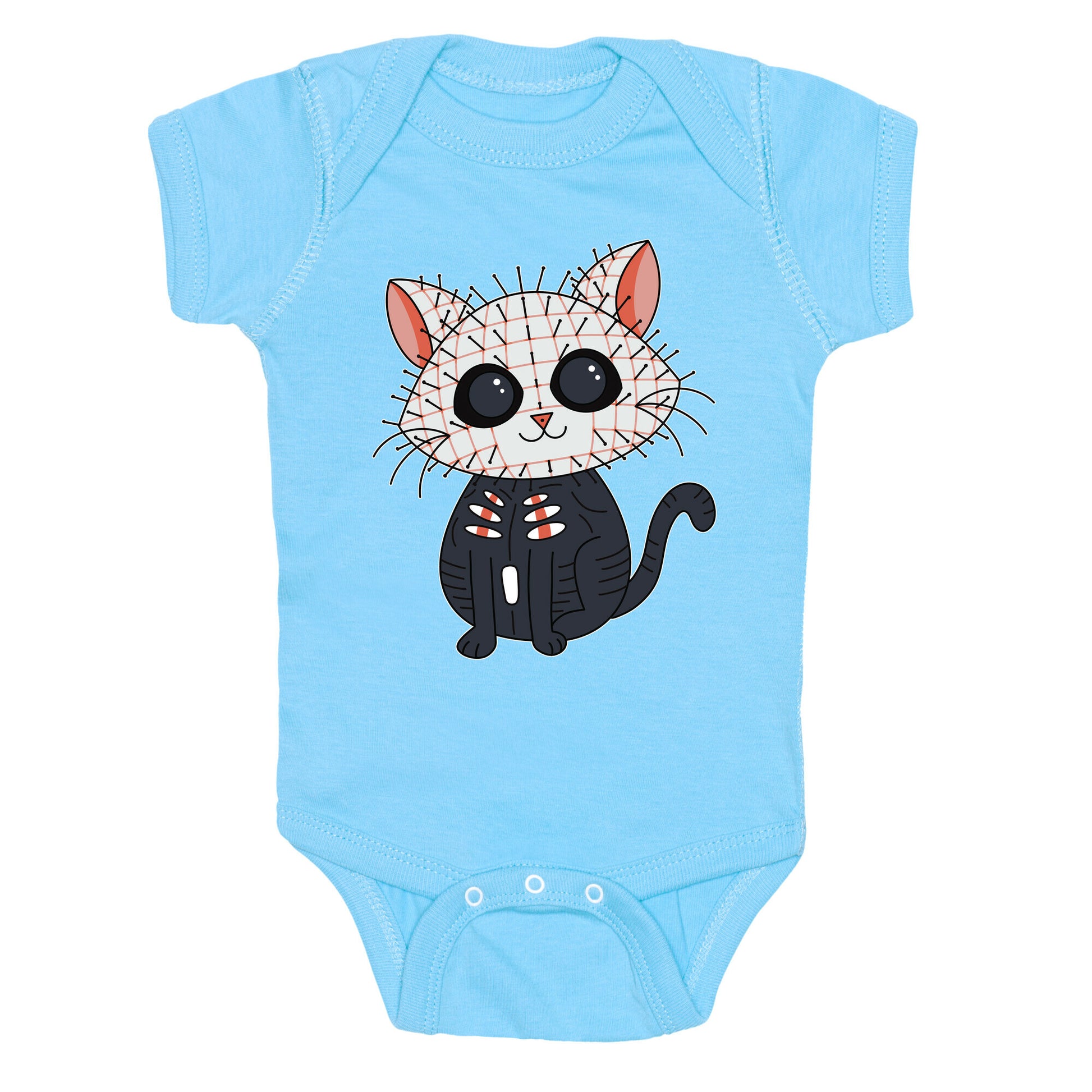 Hellraiser Pinhead Kitten Baby One Piece