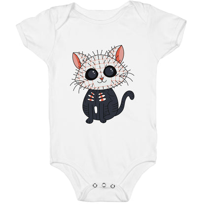 Hellraiser Pinhead Kitten Baby One Piece