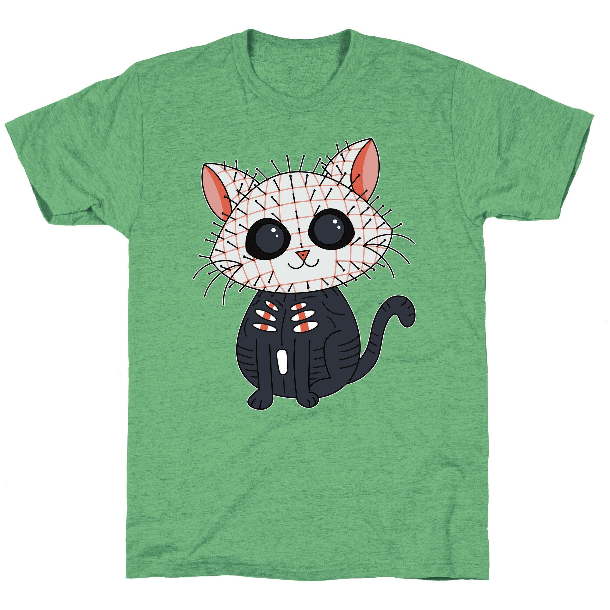 Hellraiser Pinhead Kitten Unisex Triblend Tee