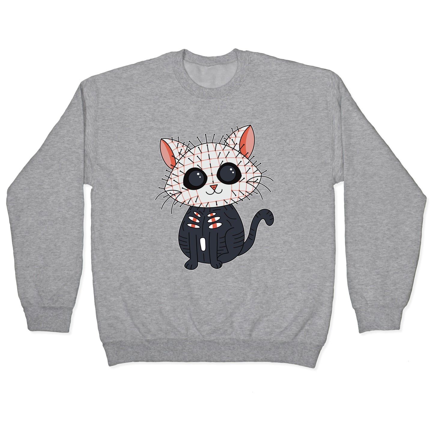 Hellraiser Pinhead Kitten Crewneck Sweatshirt