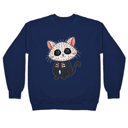 Hellraiser Pinhead Kitten Crewneck Sweatshirt