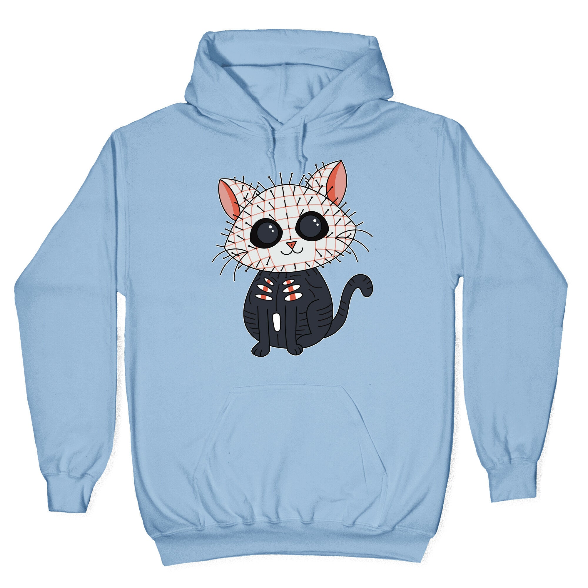 Hellraiser Pinhead Kitten Hoodie