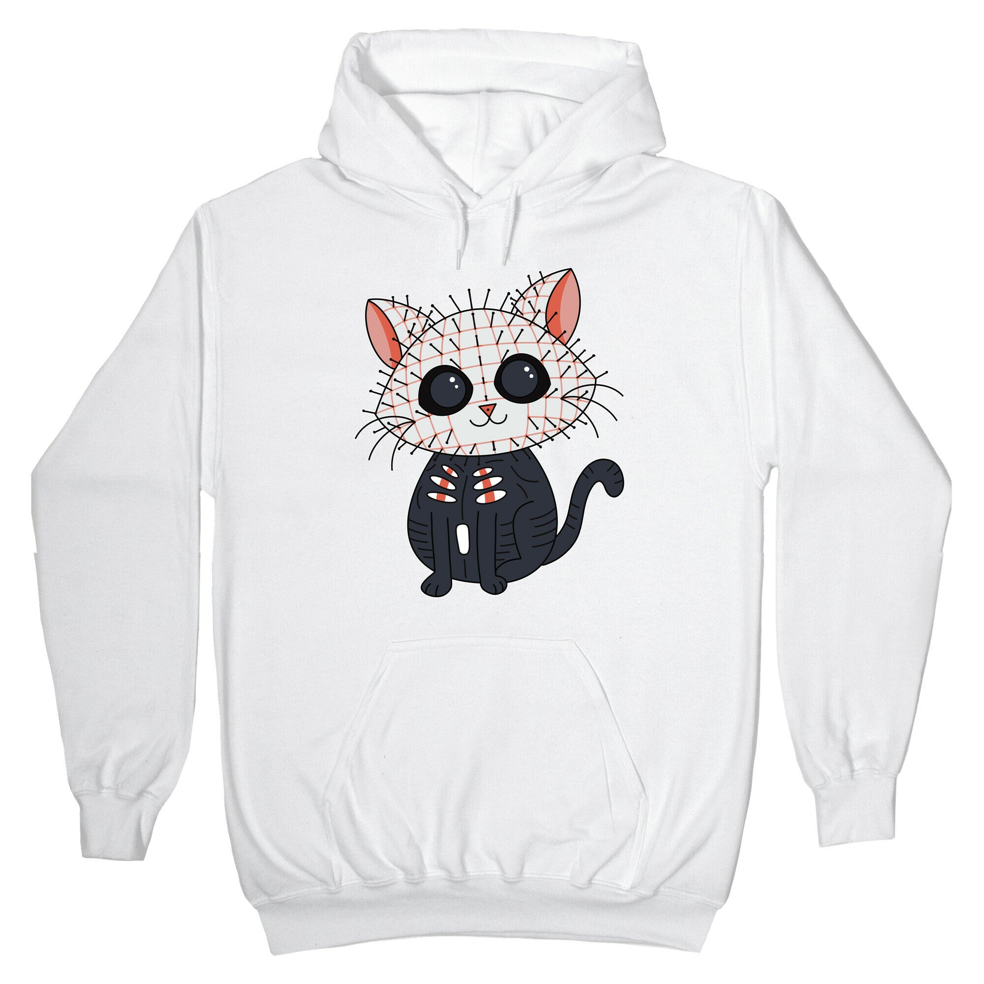 Hellraiser Pinhead Kitten Hoodie