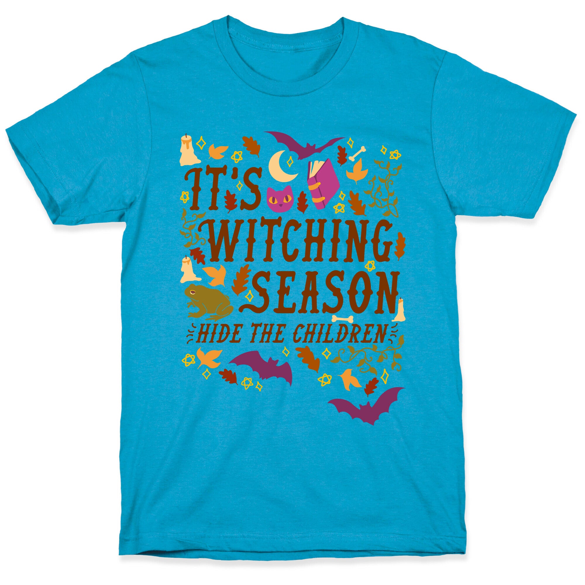 It's Witching Season Hide The Children Unisex Triblend Tee