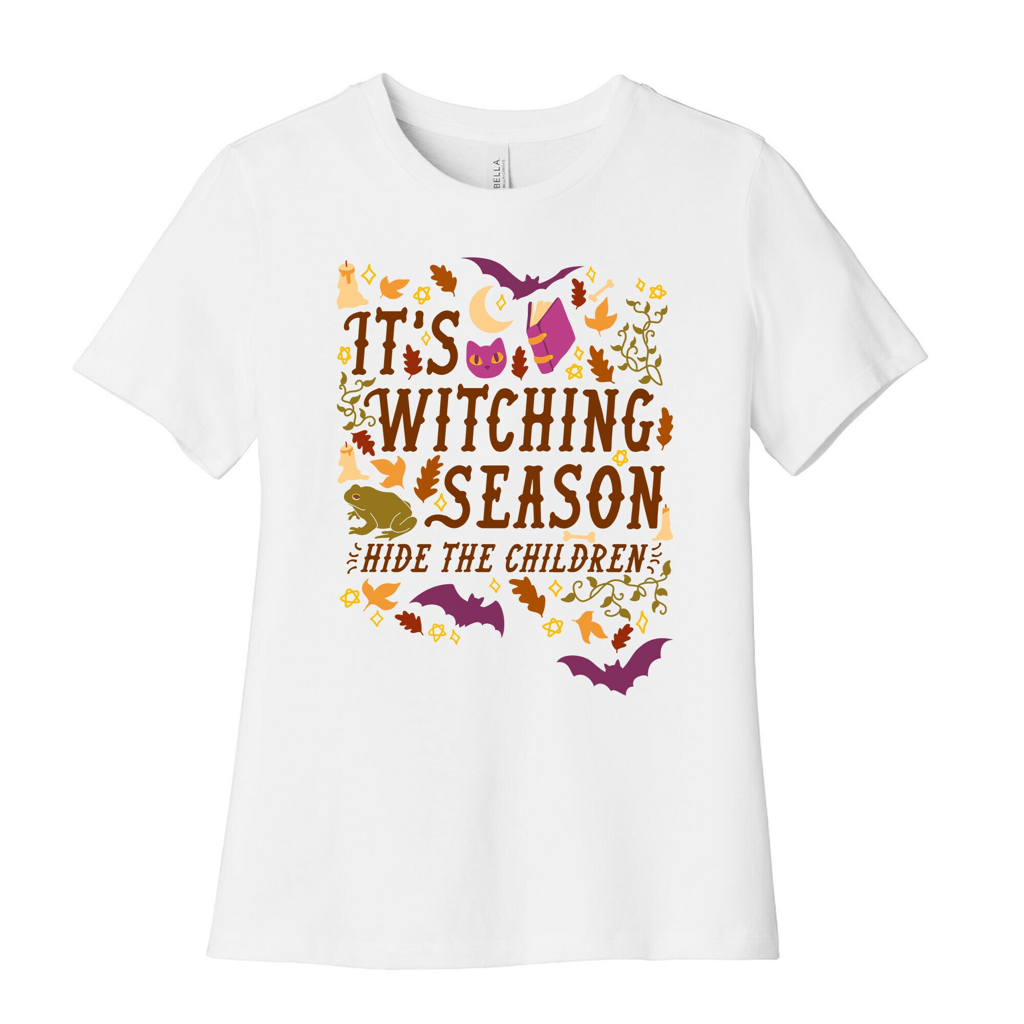 It's Witching Season Hide The Children Women's Cotton Tee