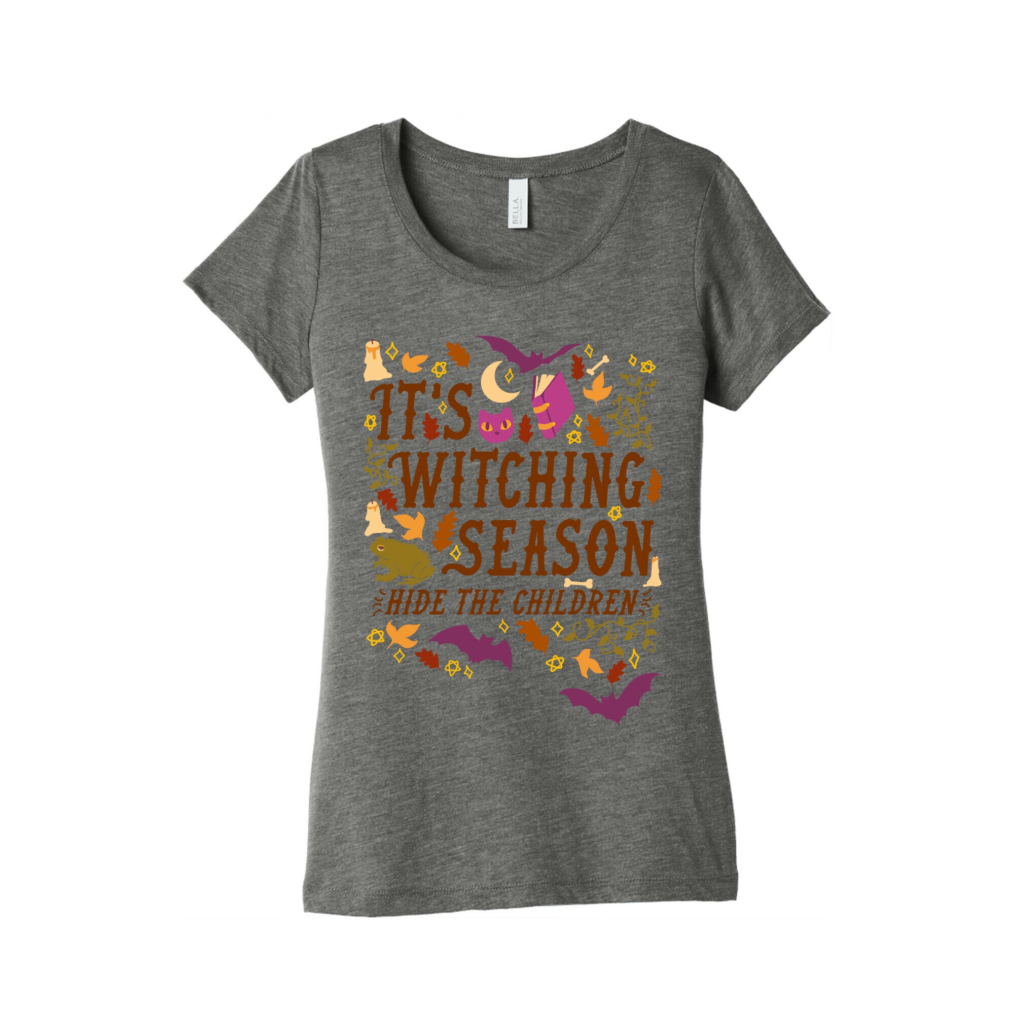 It's Witching Season Hide The Children Women's Triblend Tee