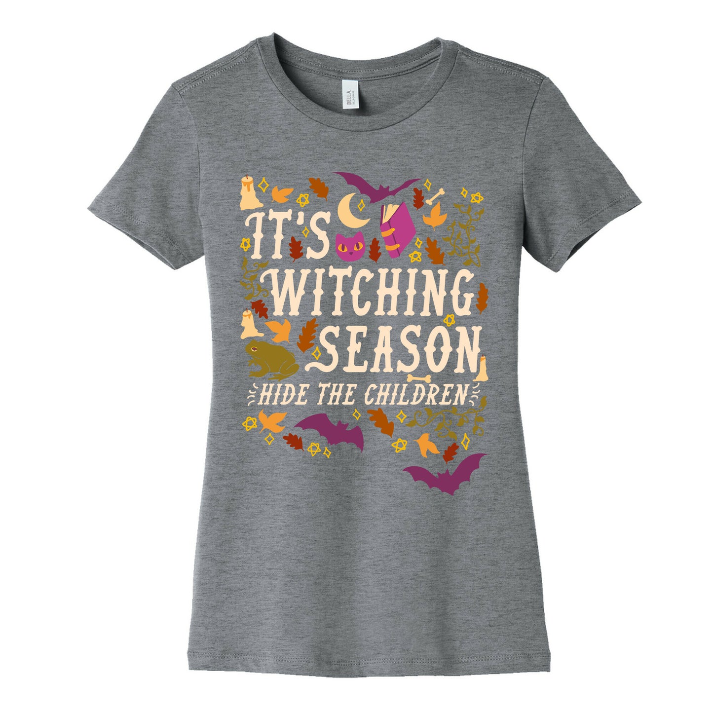 It's Witching Season Hide The Children Women's Cotton Tee