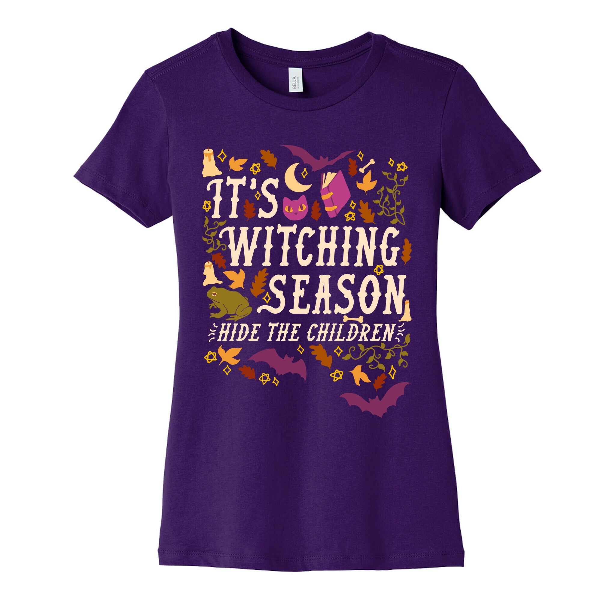 It's Witching Season Hide The Children Women's Cotton Tee