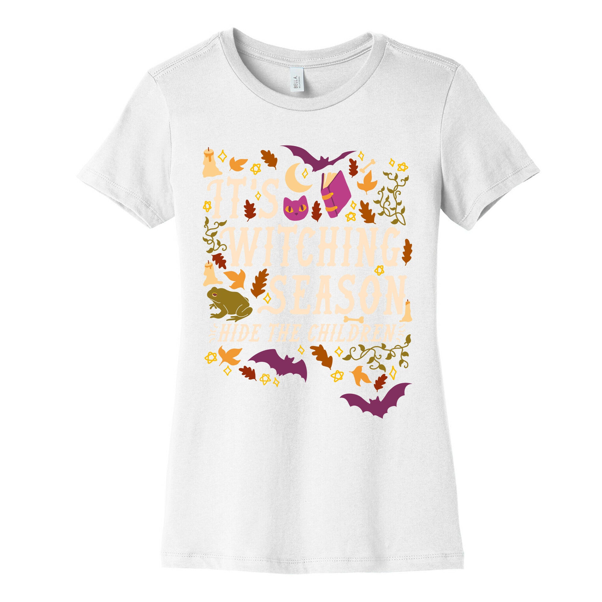 It's Witching Season Hide The Children Women's Cotton Tee