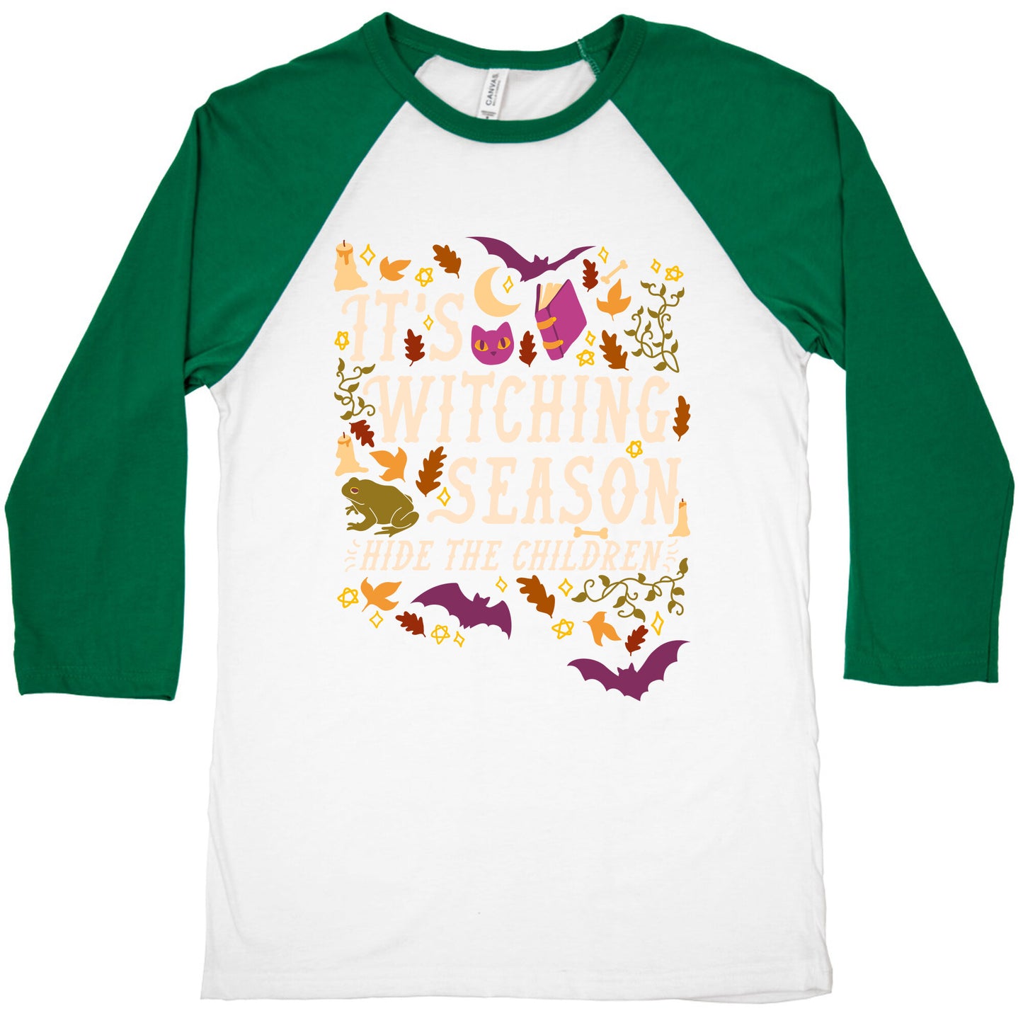 It's Witching Season Hide The Children Baseball Tee