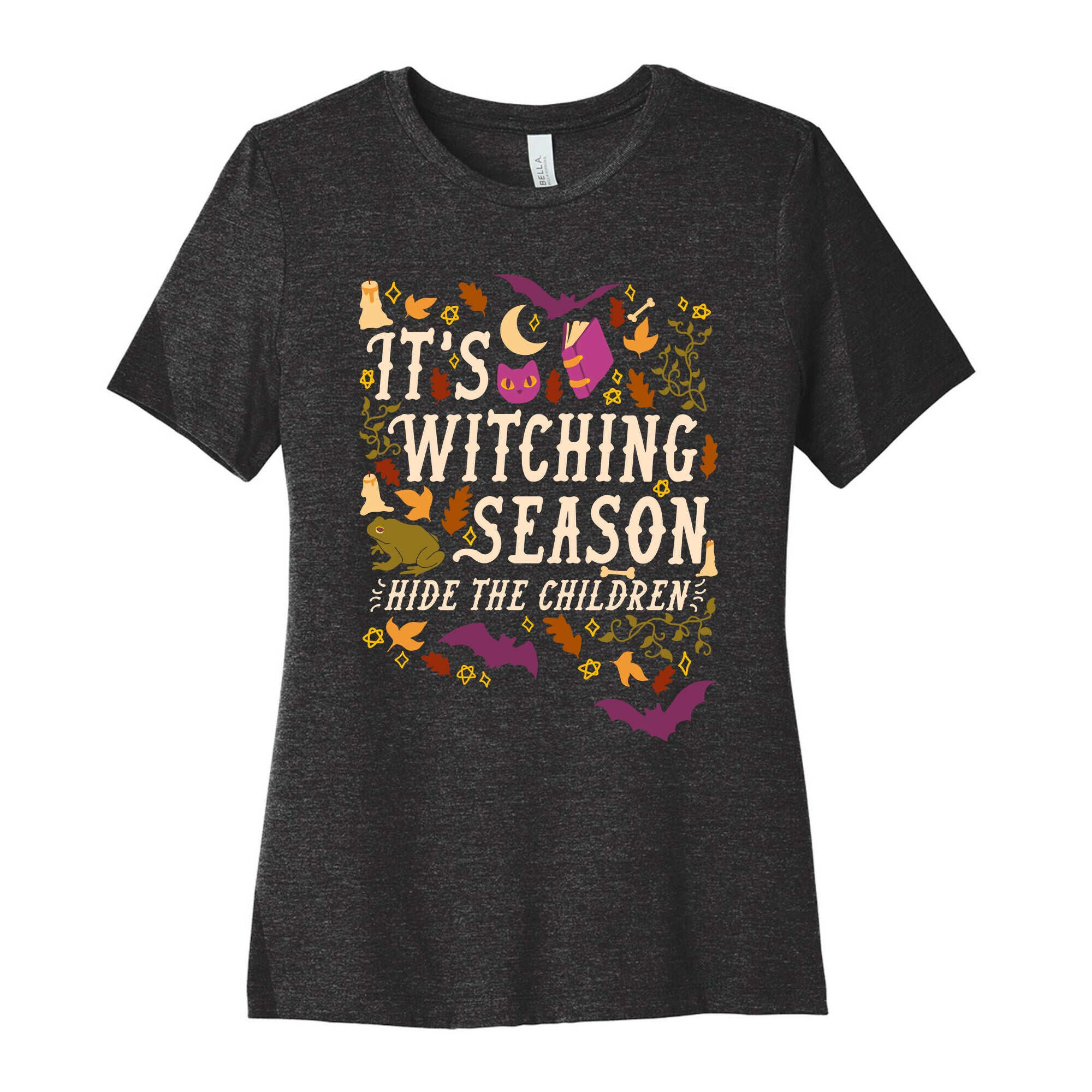 It's Witching Season Hide The Children Women's Cotton Tee