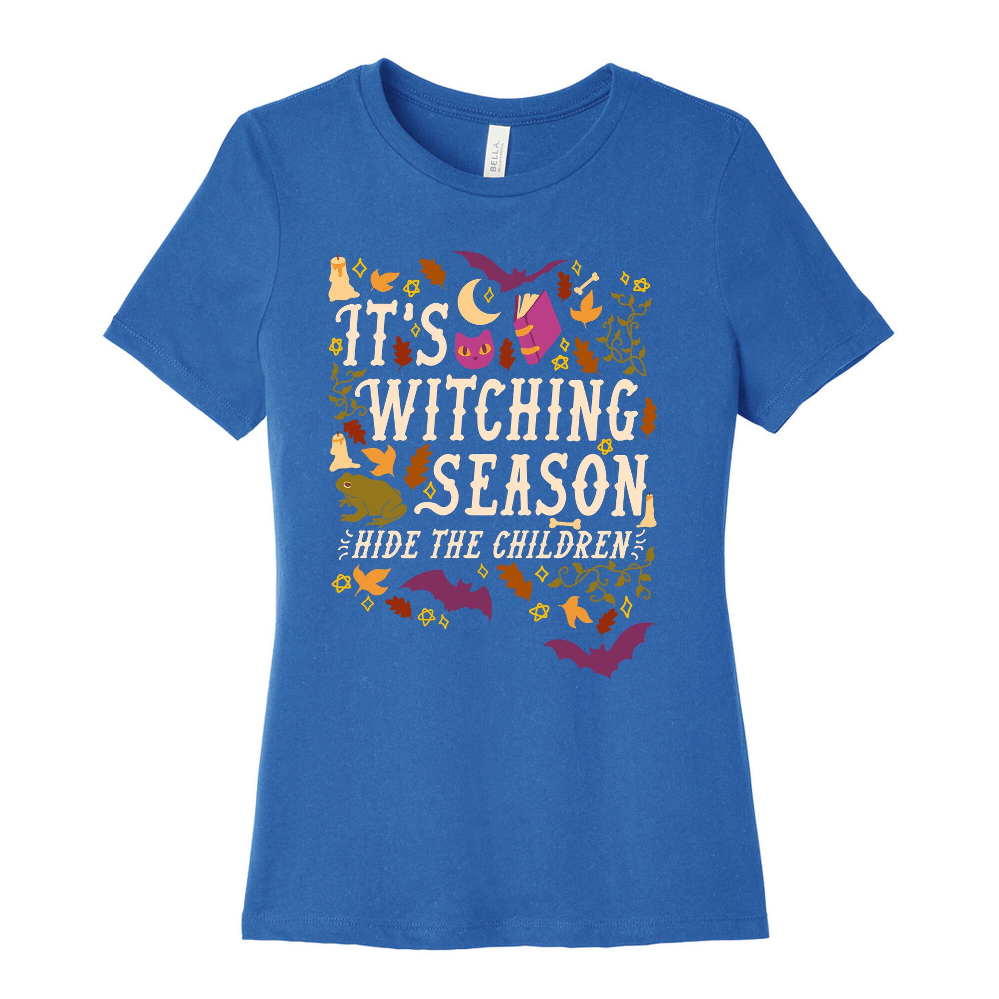 It's Witching Season Hide The Children Women's Cotton Tee