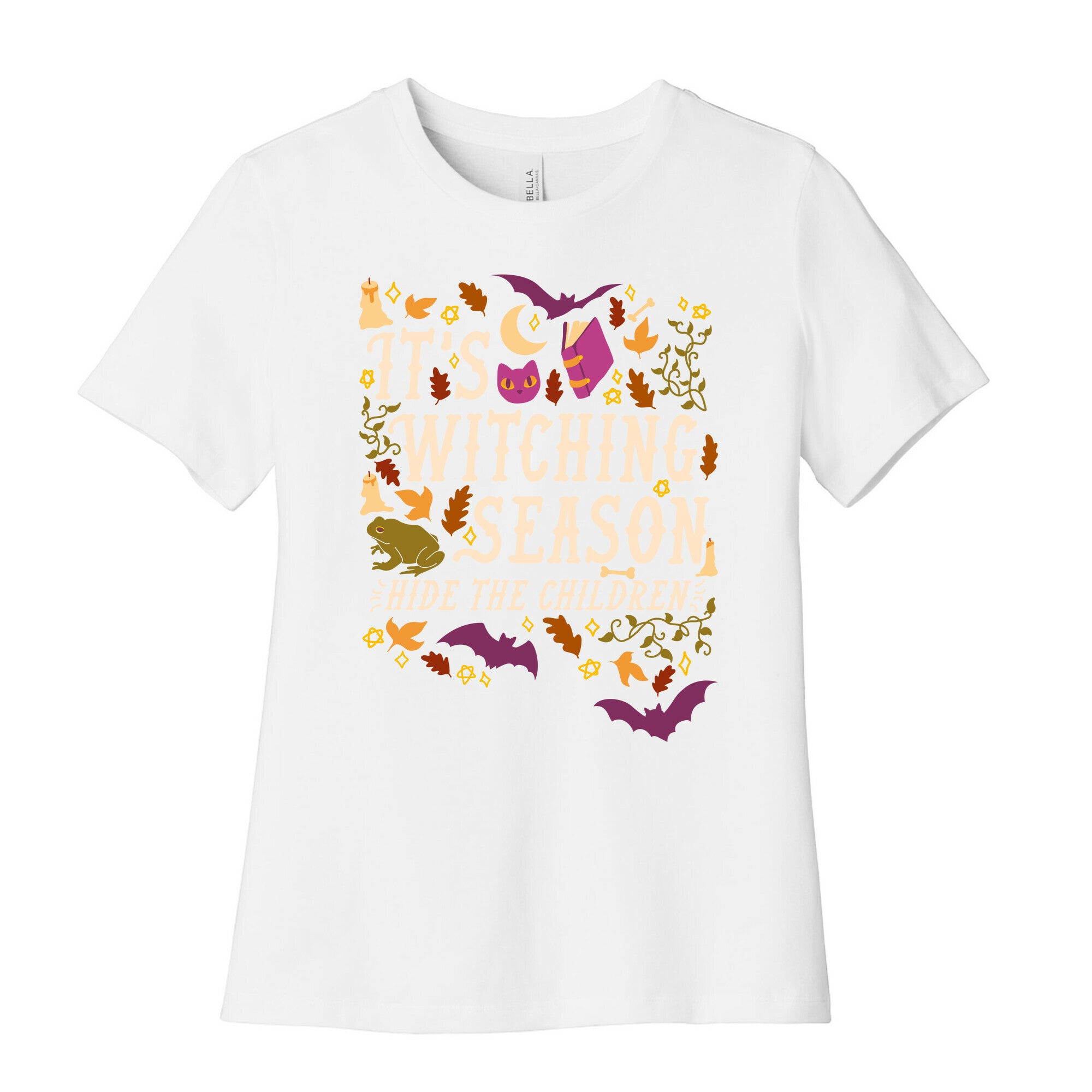 It's Witching Season Hide The Children Women's Cotton Tee