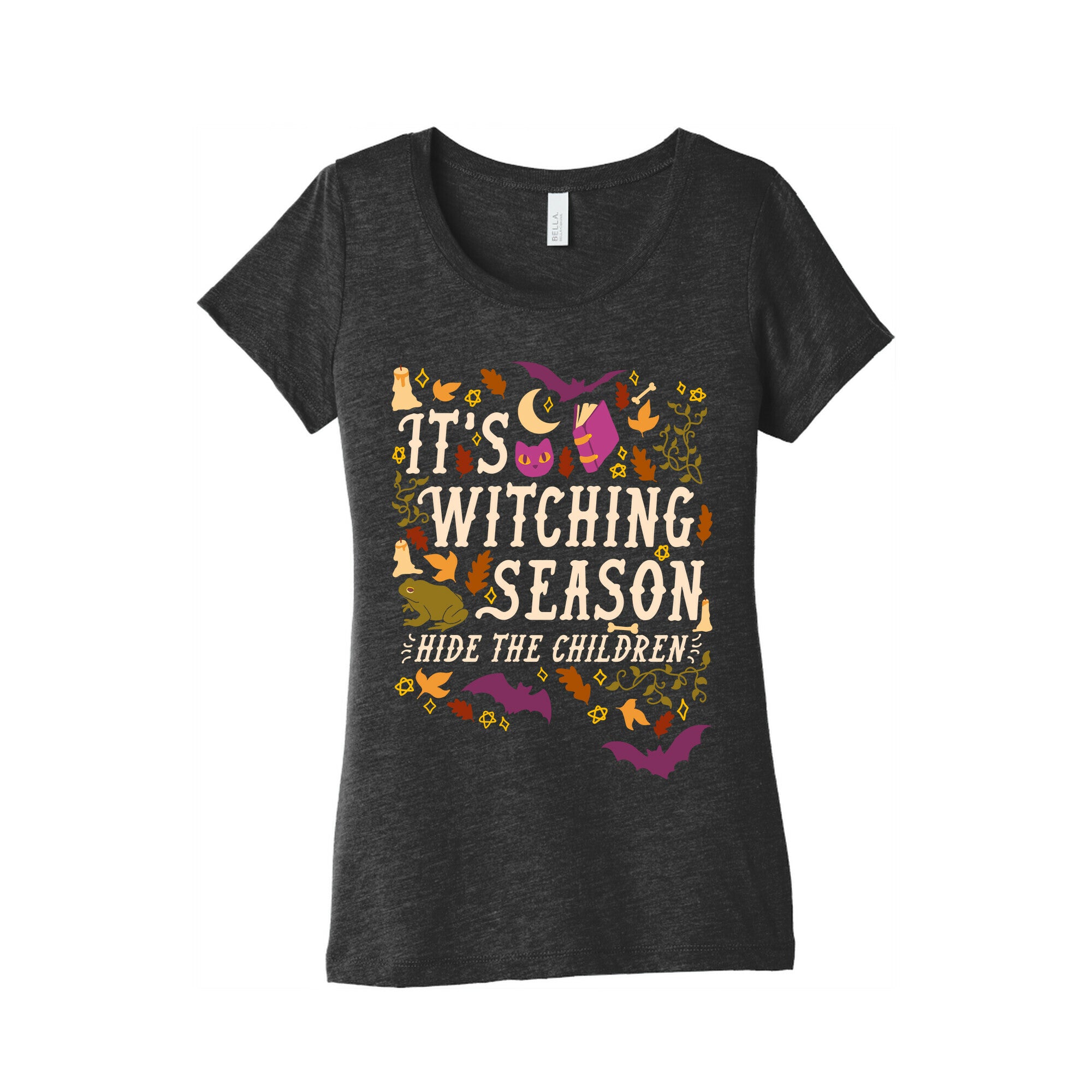 It's Witching Season Hide The Children Women's Triblend Tee