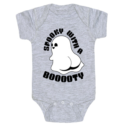 Spooky With A Booooty Ghost Baby One Piece
