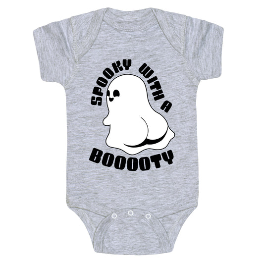 Spooky With A Booooty Ghost Baby One Piece
