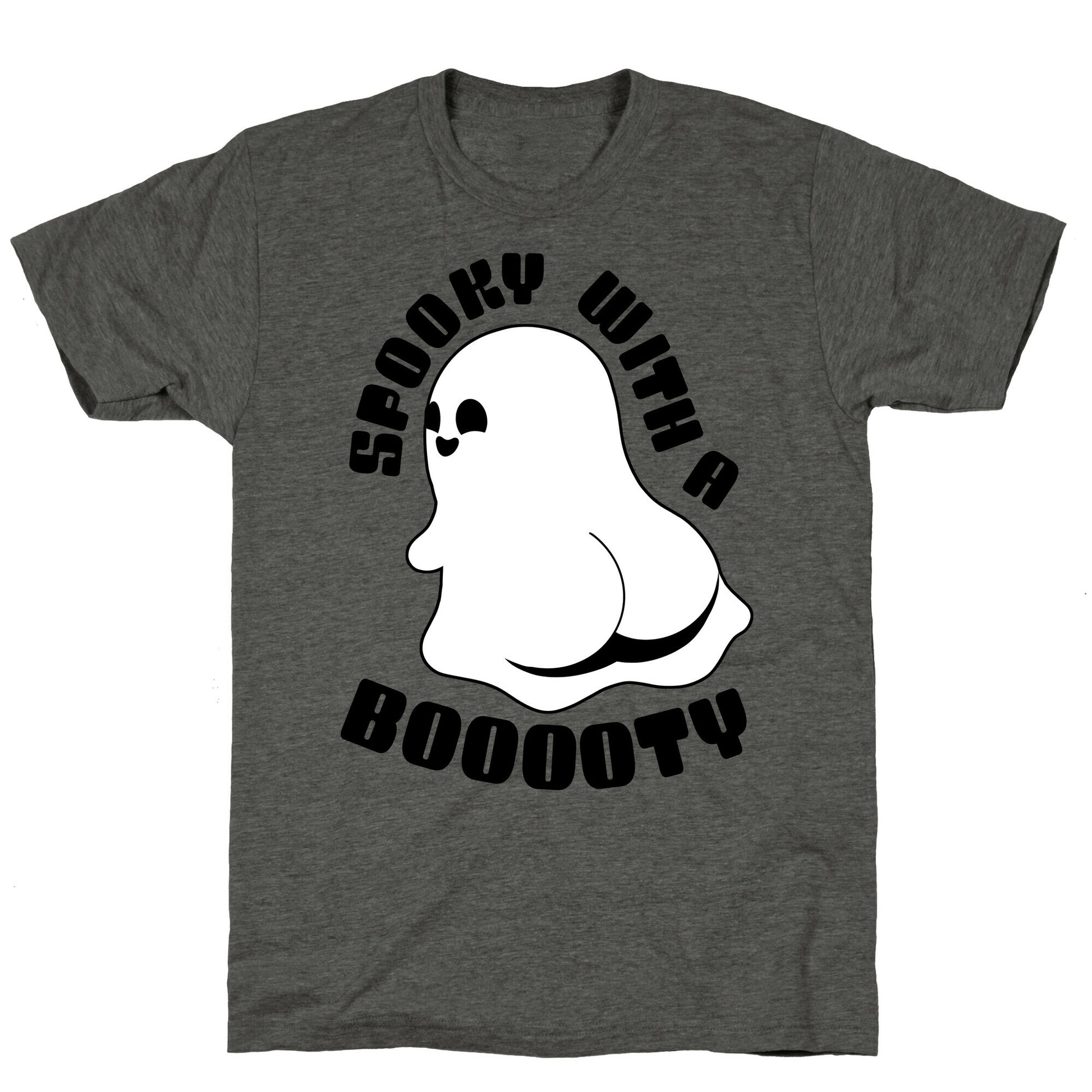 Spooky With A Booooty Ghost Unisex Triblend Tee