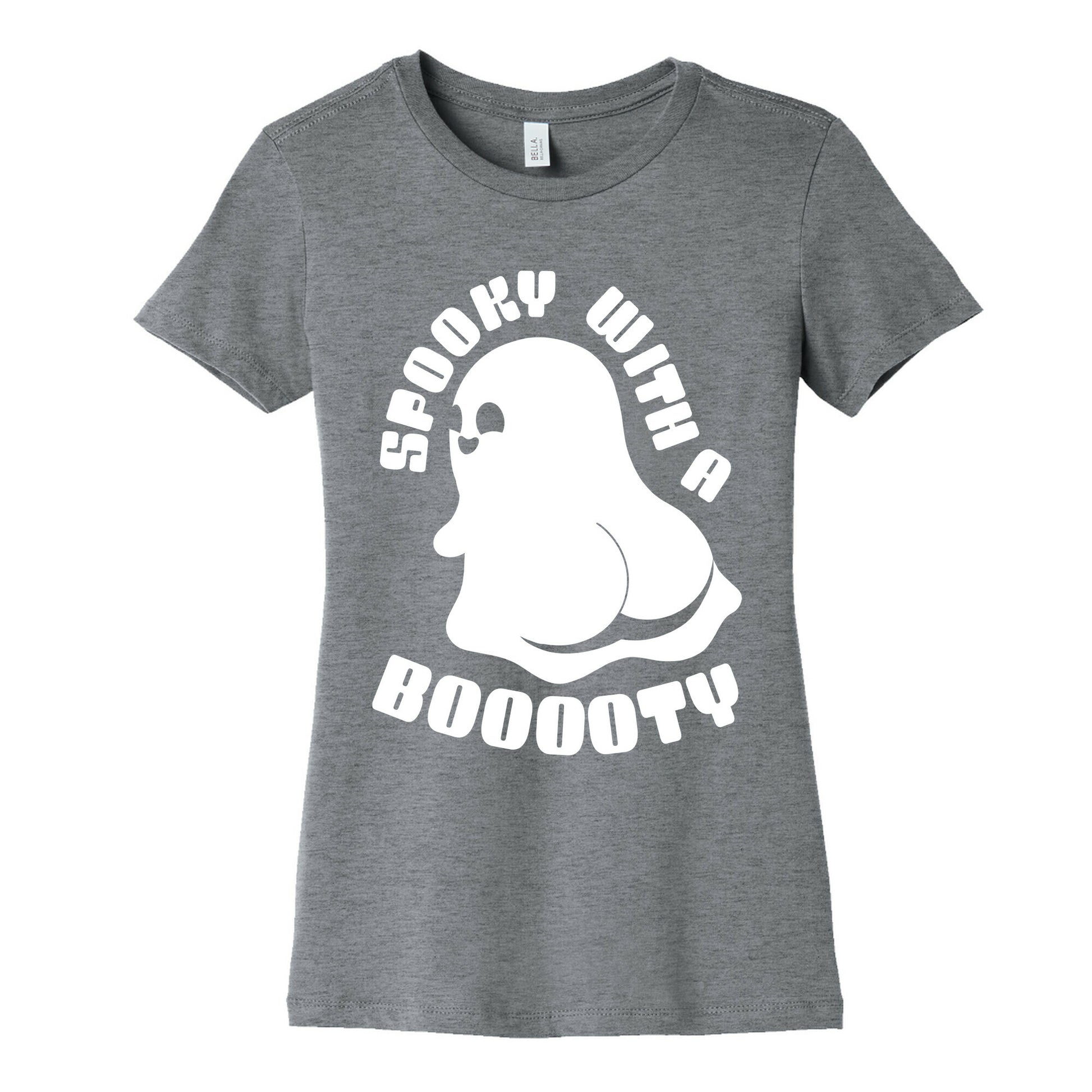 Spooky With A Booooty Ghost Women's Cotton Tee