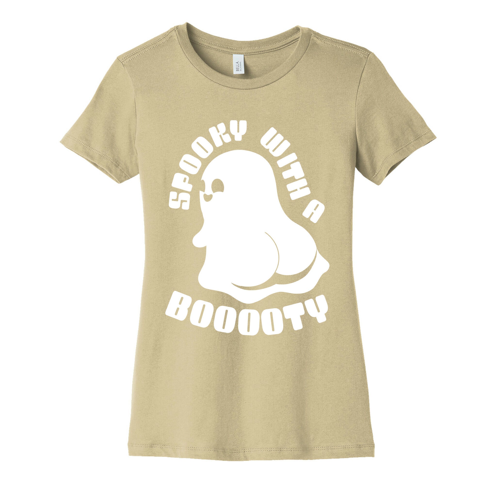 Spooky With A Booooty Ghost Women's Cotton Tee