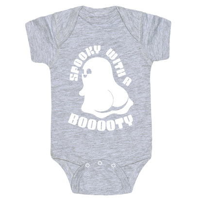 Spooky With A Booooty Ghost Baby One Piece
