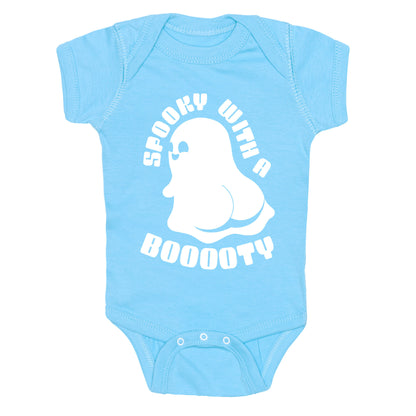 Spooky With A Booooty Ghost Baby One Piece