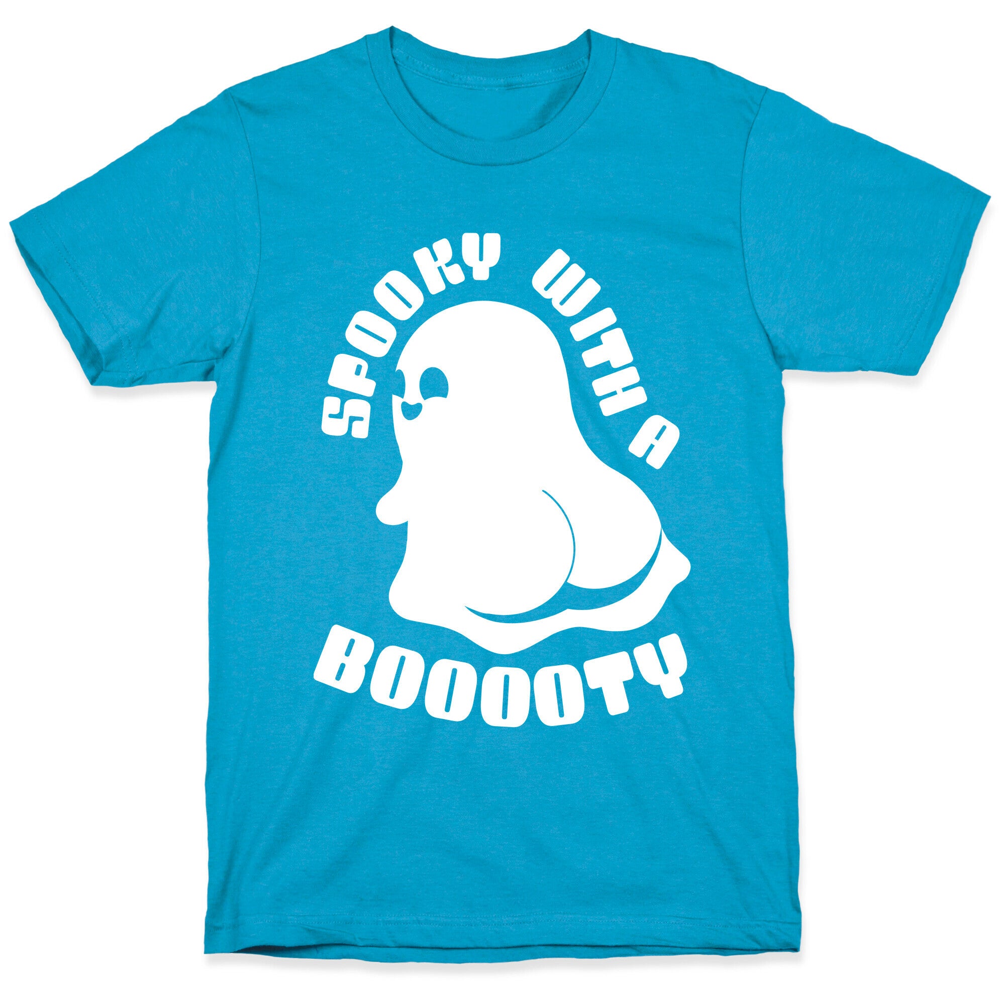 Spooky With A Booooty Ghost Unisex Triblend Tee