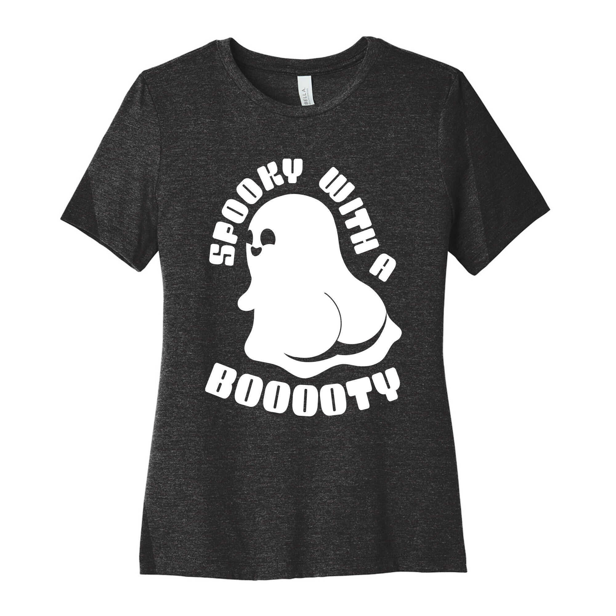 Spooky With A Booooty Ghost Women's Cotton Tee