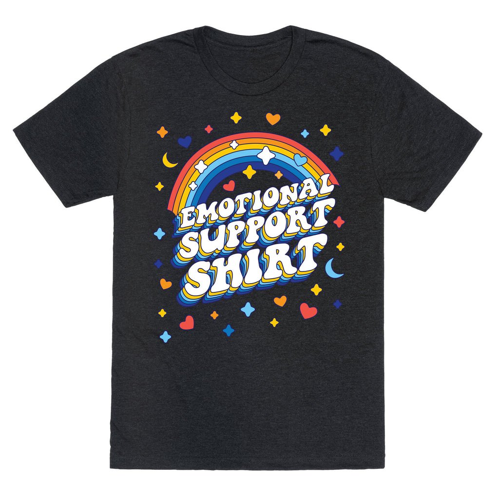 Emotional Support Shirt Unisex Triblend Tee