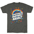 Emotional Support Shirt Unisex Triblend Tee