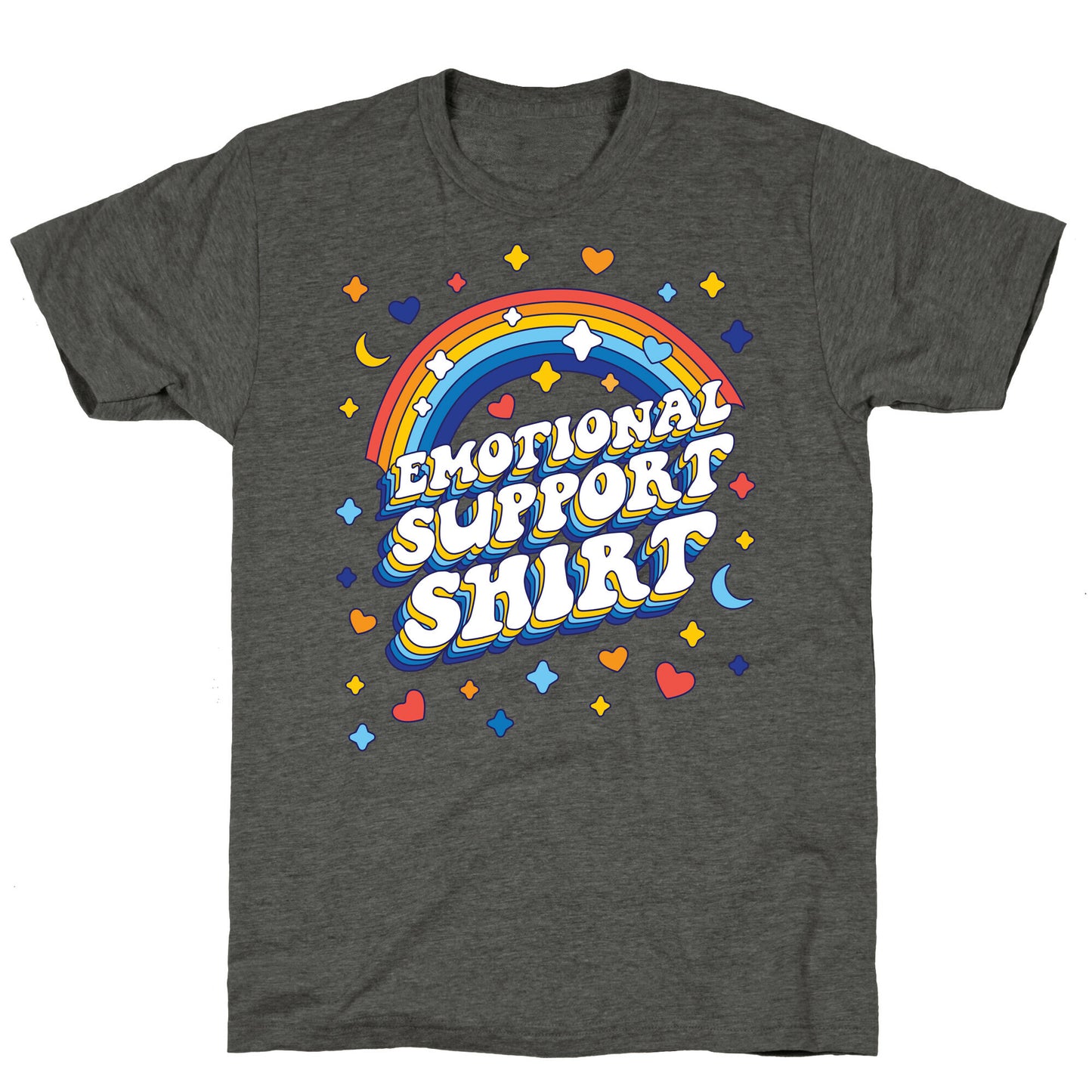 Emotional Support Shirt Unisex Triblend Tee