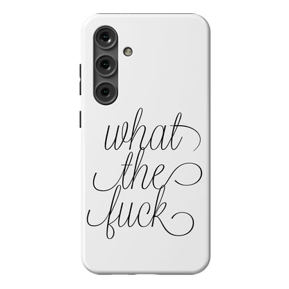 WTF Live Laugh Love Script Parody Phone Case