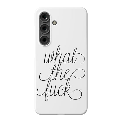 WTF Live Laugh Love Script Parody Phone Case