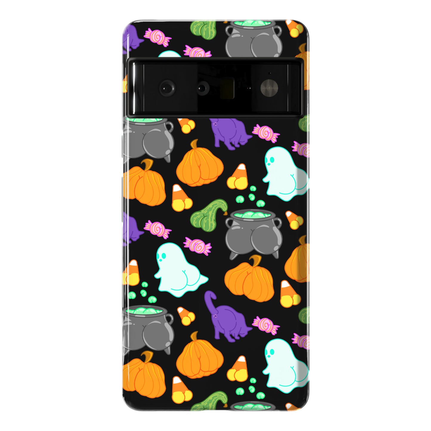 Spooky Booties Pattern Phone Case