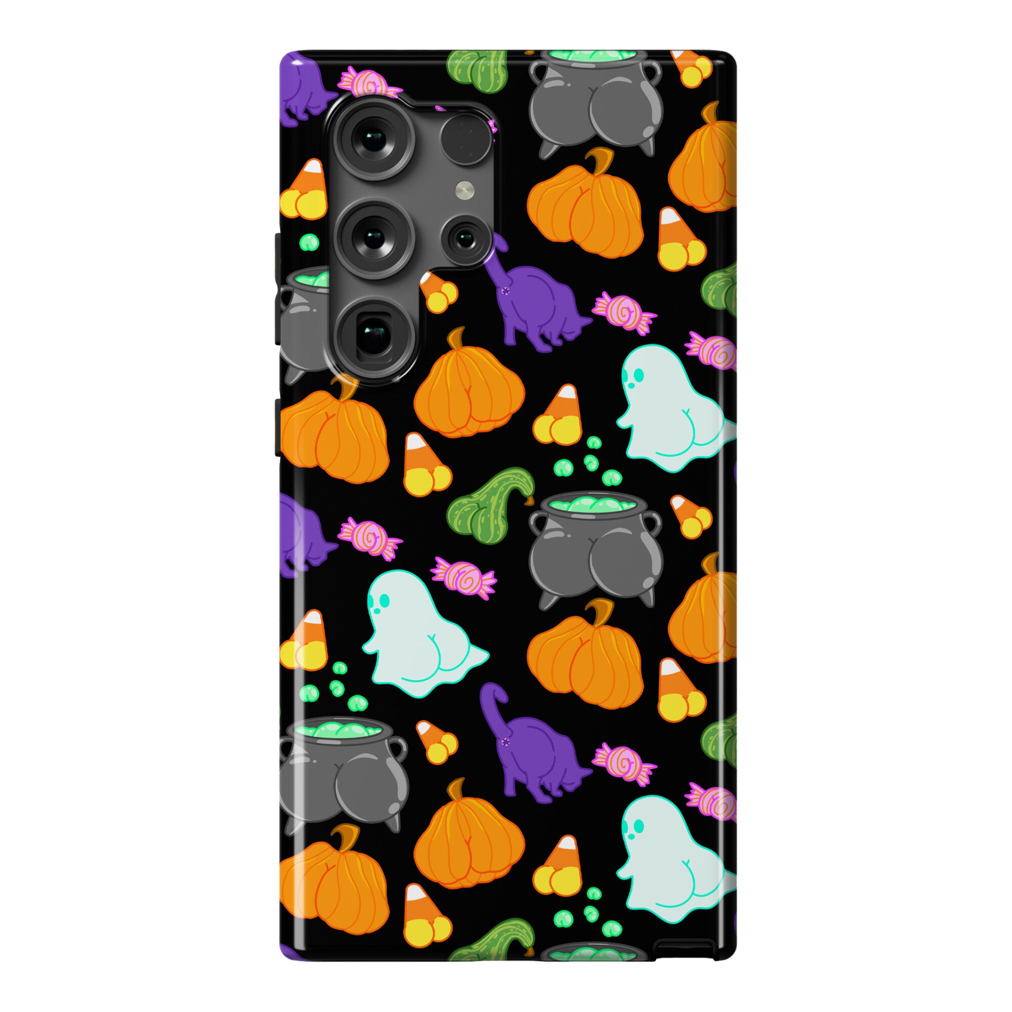 Spooky Booties Pattern Phone Case