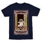 The Hermit Raccoon Tarot Card T-Shirt