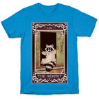 The Hermit Raccoon Tarot Card T-Shirt