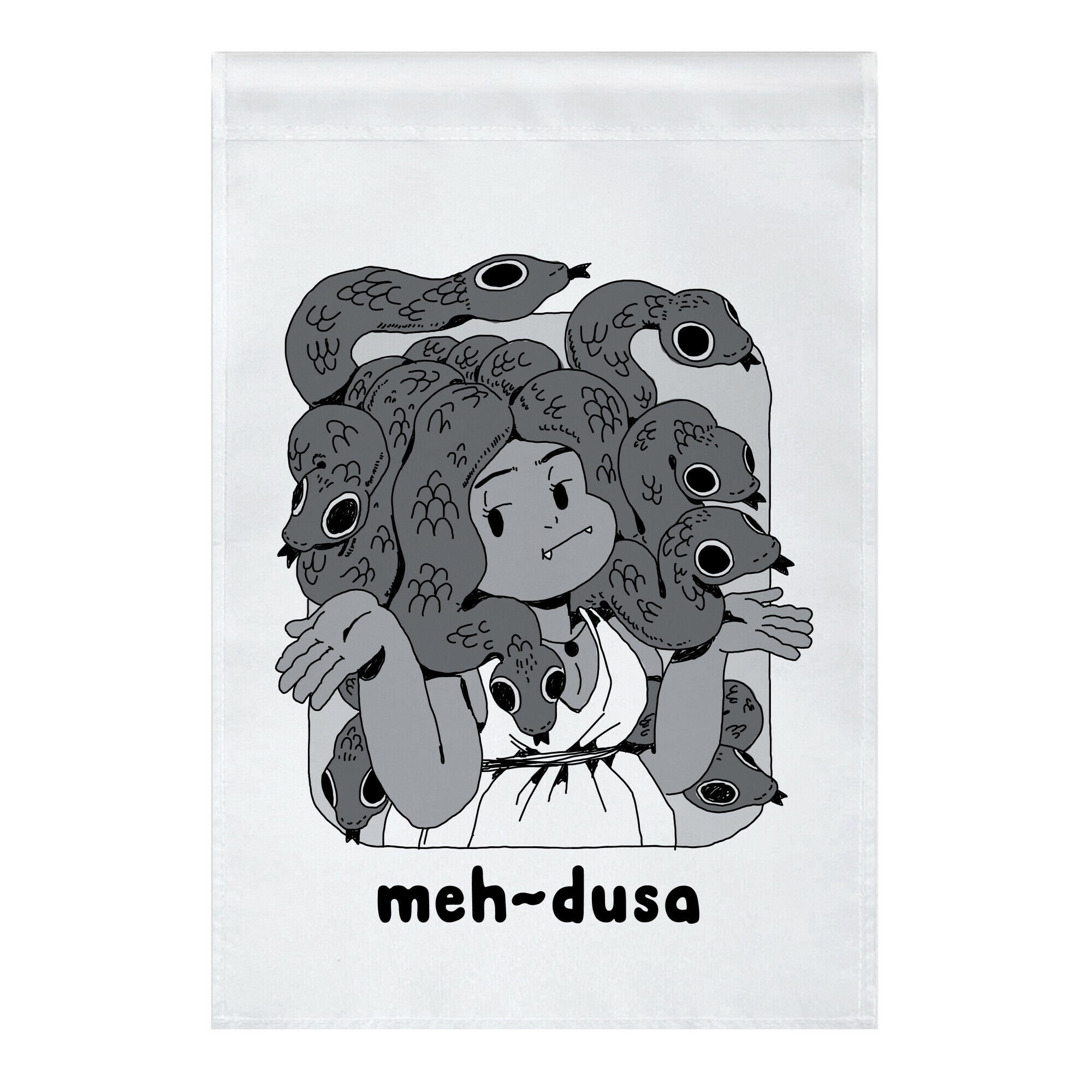 MEH-dusa Garden Flag