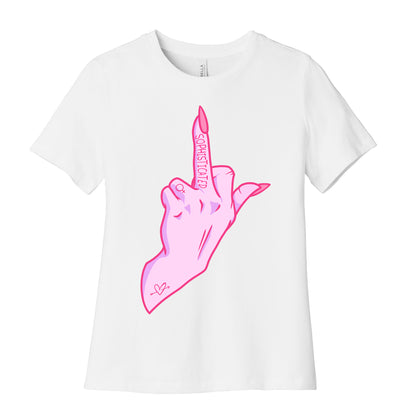 Sophisticated Middle Finger Women's Cotton Tee